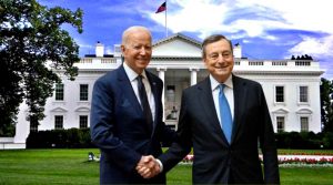 Joe Biden e Mario Draghi