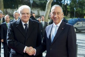 Sergio Mattarella e Marcelo Rebelo de Sousa