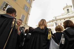 Sit-in Giudici di Pace contro la riforma giudiziaria