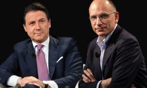 Giuseppe Conte e Enrico Letta