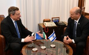 Mario Draghi e Naftali Bennett