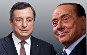 Mario Draghi e Silvio Berlusconi