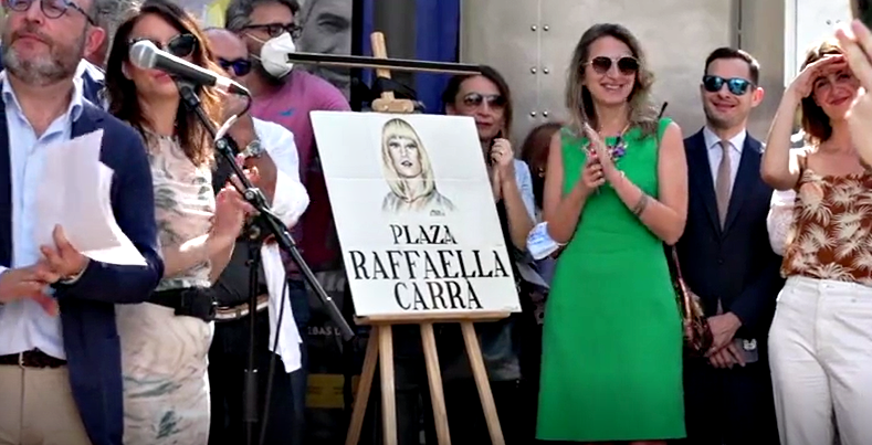 Raffaella Carrà, a Madrid inaugurata Plaza in suo omaggio