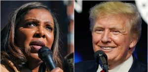 Letitia James e Donald Trump1