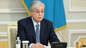 Il presidente Qasym-Jomart Tokayev