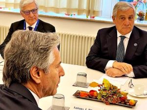 G7/ G7, Tajani rassicura Blinken ma chiede "una strategia comune" sul gas