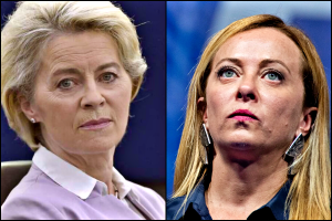 Ursula von der Leyen e Giorgia Meloni