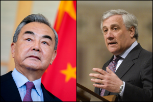 Wang Yi e Antonio Tajani