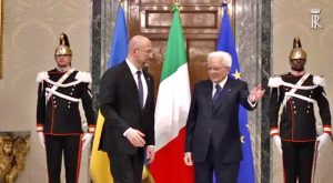 Mattarella riceve il premier ucraino Shmyhal