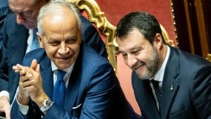 Matteo Piantedosi e Matteo Salvini