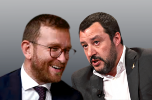 Giuseppe Provenzano e Matteo Salvini