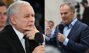 Jaroslaw Kaczynski e Donald Tusk