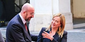 Charles Michel e Giorgia Meloni2