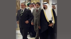 Il presidente brasiliano Luiz Inàcio Lula da Silva in visita in Arabia Saudita