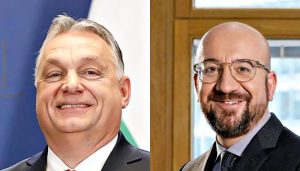 Viktor Orban e Charles Michel