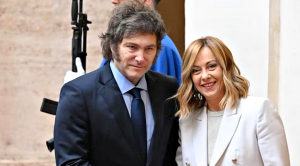 Javier Milei e Giorgia Meloni