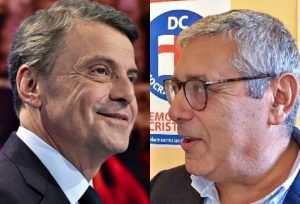 Carlo Calenda e Totò Cuffaro