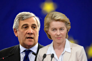 Antonio Tajani e Ursula von Der Leyen