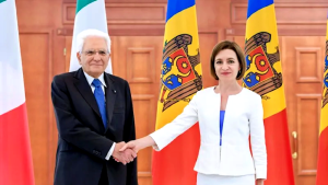 Sergio Mattarella e Maia Sandu