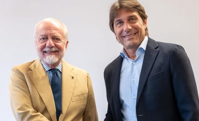 Il nuovo inizio di Conte a Napoli: “Con sacrificio, amm’a fatica’”