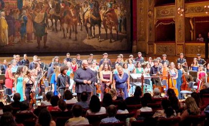 Palermo, Felicia Bongiovanni e la Kids Massimo orchestra incantano il pubblico