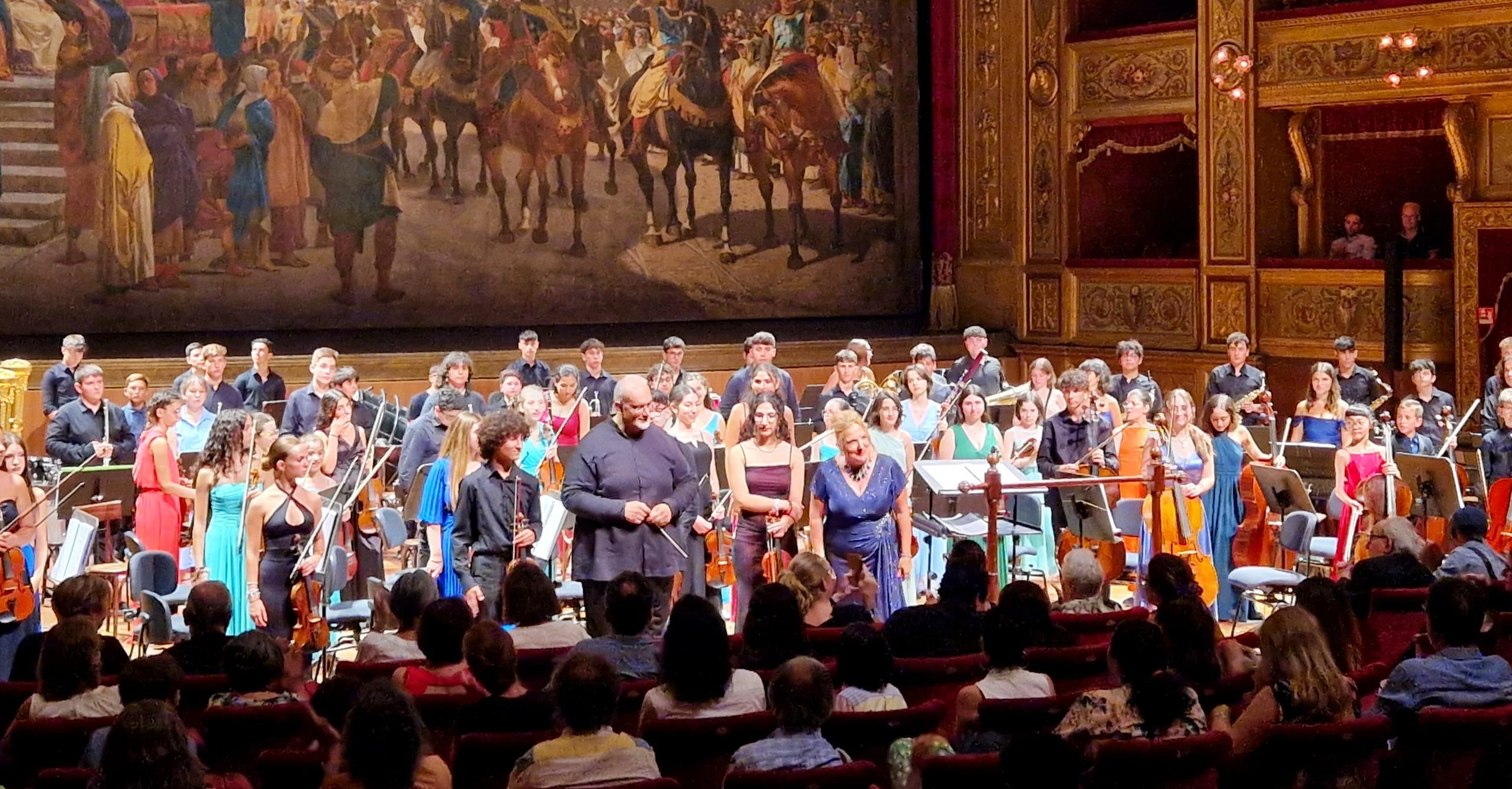 Palermo, Felicia Bongiovanni e la Kids Massimo orchestra incantano il pubblico