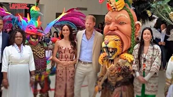 Harry e Meghan in Colombia tra spettacoli e lotta al cyberbullismo