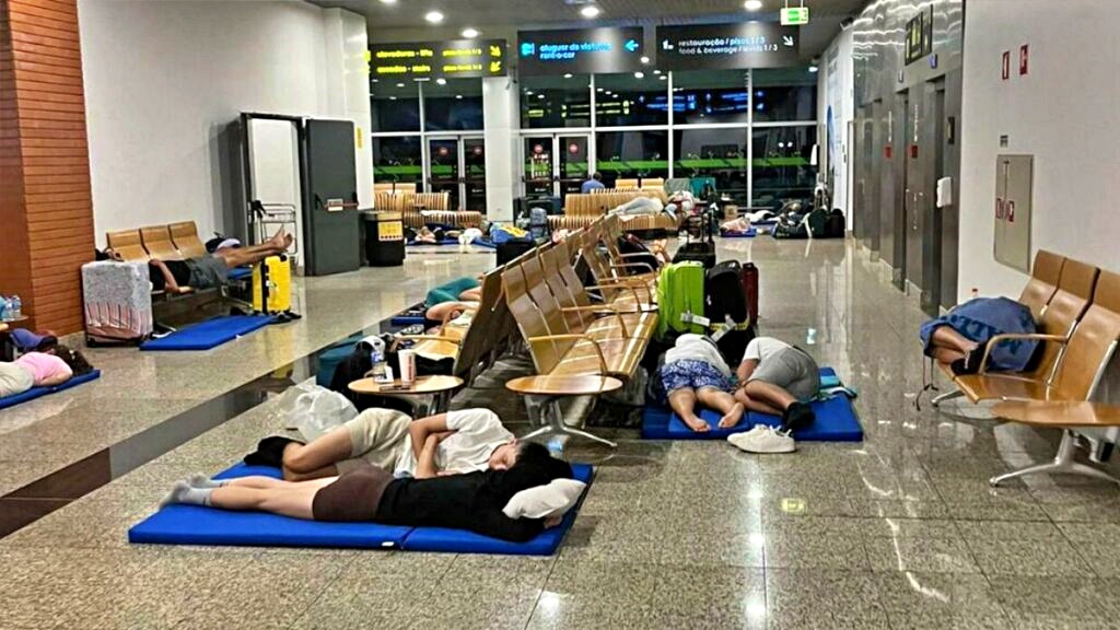 Dramma per 200 italiani bloccati all’aeroporto di Madeira