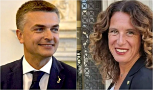 Edoardo Rixi e Ilaria Cavo