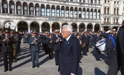 Mattarella a Venezia per la Festa delle Forze Armate