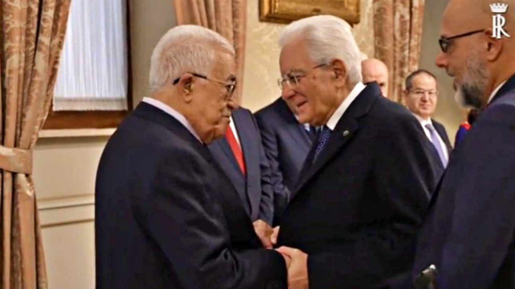 Abu Mazen Sergio Mattarella