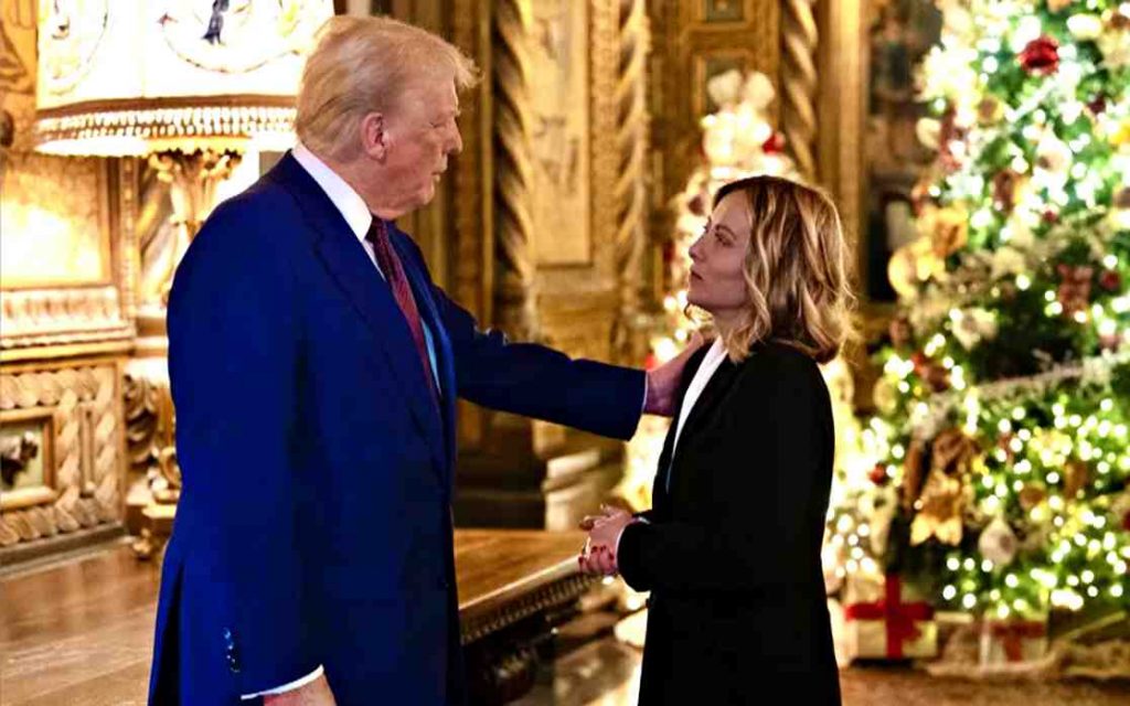 Donald Trump e Giorgia Meloni