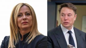 Giorgia Meloni e Elon Musk