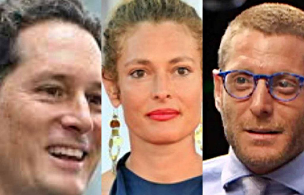 John, Ginevra e Lapo Elkann