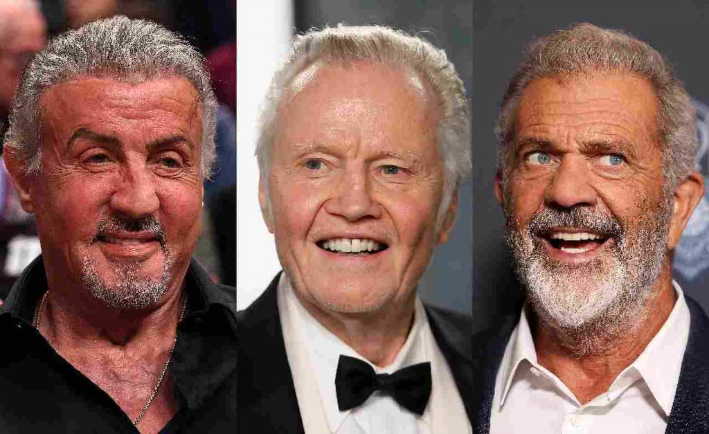 Sylvester Stallone, Jon Voight e Mel Gibson