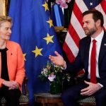 Ursula von der Leyen e J.D. Vance