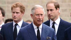 Re Carlo con Harry e William (People) IlFogliettone