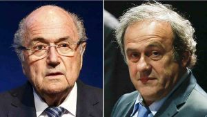 Sepp Blatter e Michel Platini