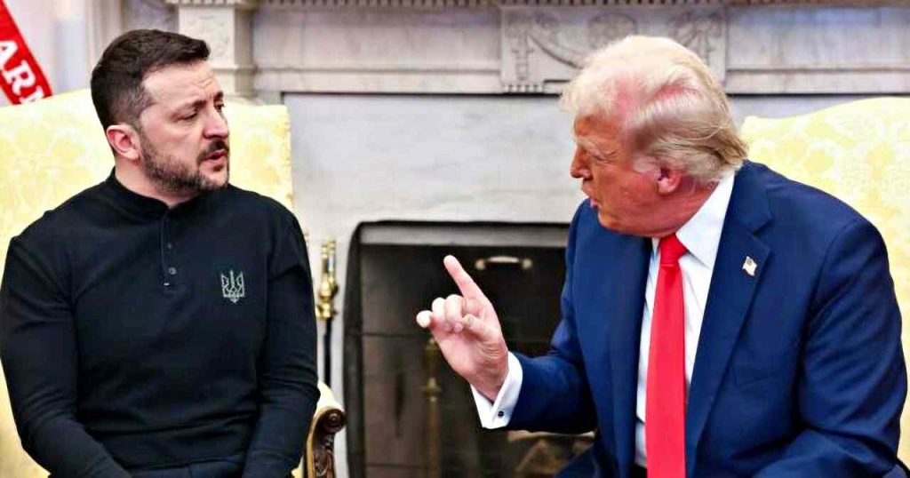 Volodymyr Zelensky e Donald Trump